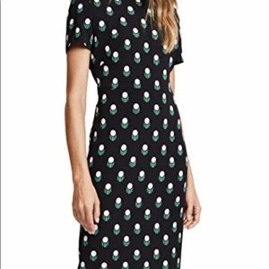 Dian von furstenberg striking midi dress